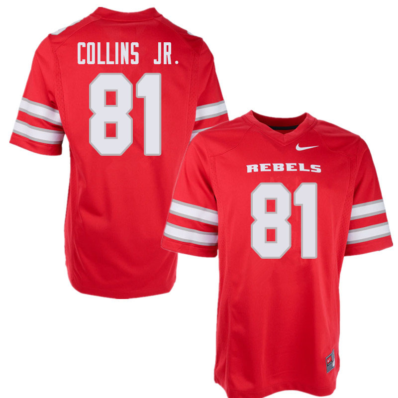 Men's UNLV Rebels #81 Andre Collins Jr. College Football Jerseys Sale-Red - Click Image to Close
